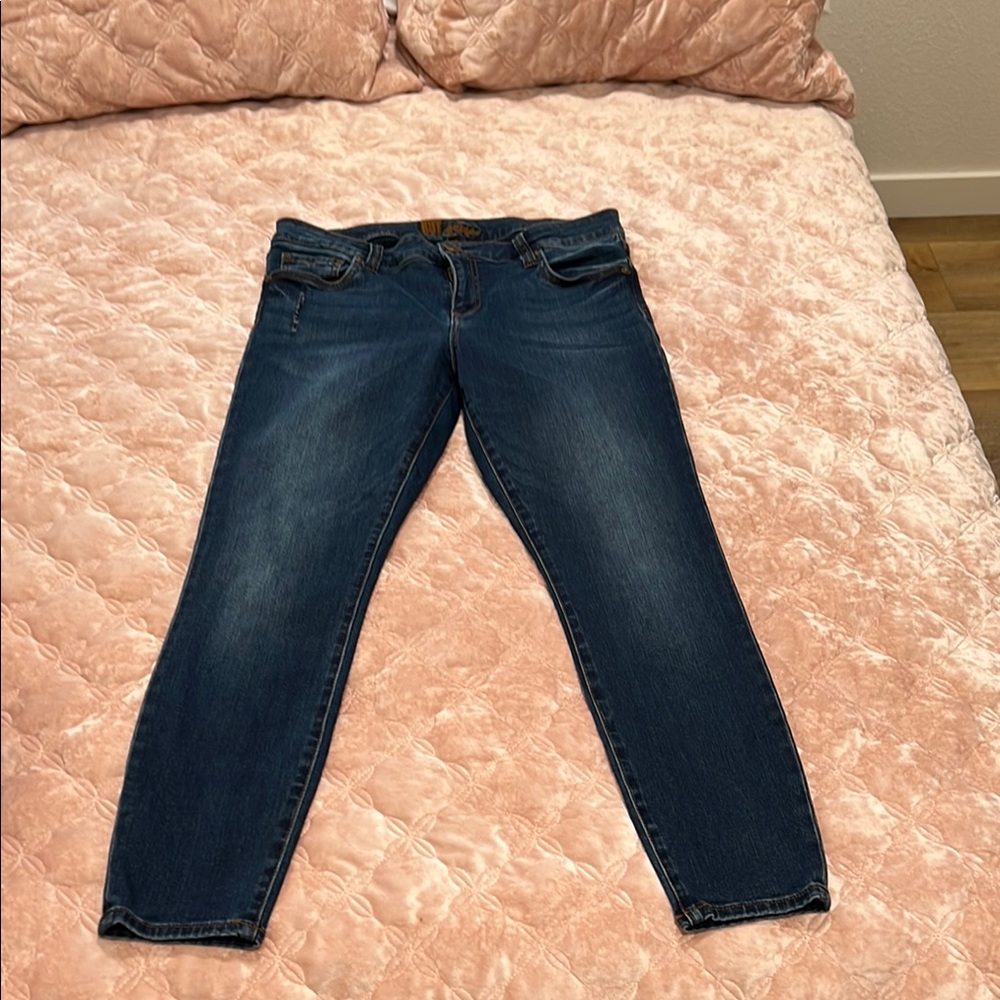 Kut from the Kloth Blue Skinny Jeans Classic Denim